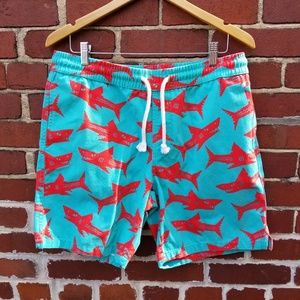 Men's Zip Code Shorts Shark Size Large
